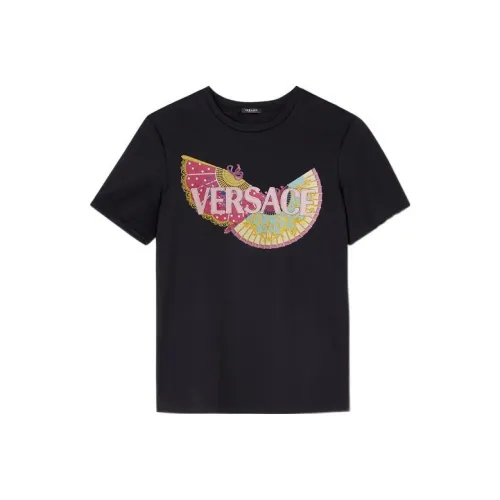 VERSACE Черные Женские Т-рубашки