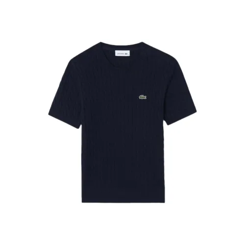 LACOSTE Морской синий Женские футболки