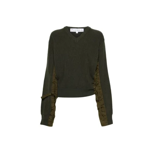 JW Anderson Оливково-зеленый Женские Свитеры