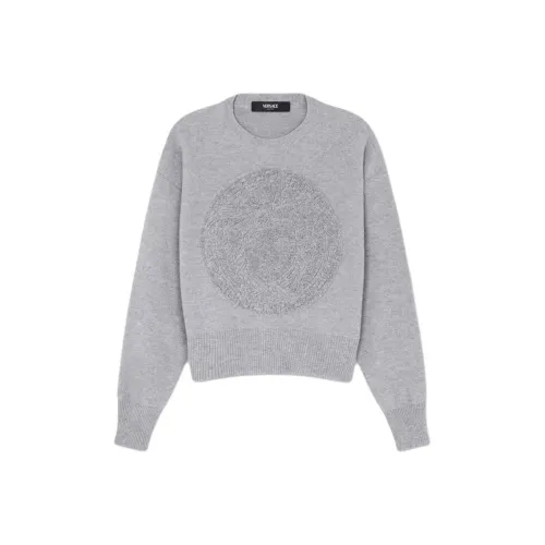 VERSACE SS24 Свитер Женский Серый