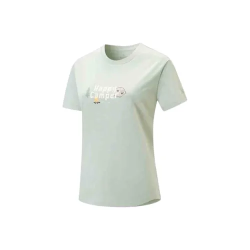 XTEP Variety Тренировки Коллекция T Рубашка Женские Rosemary Зеленый
