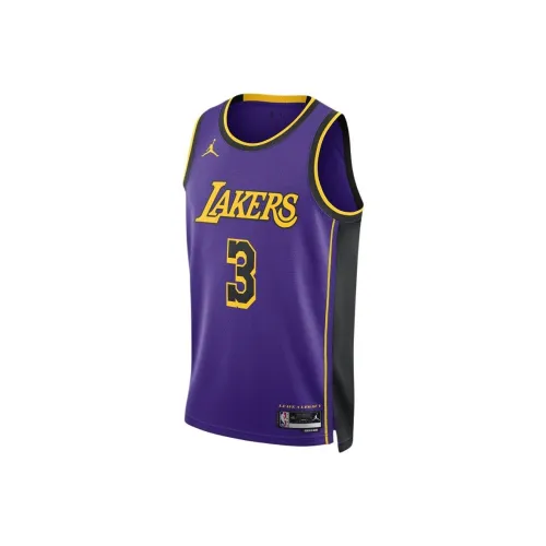 Jordan Dri FIT NBA Swingman Jersey Баскетбол Jersey Мужской Фиолетовый