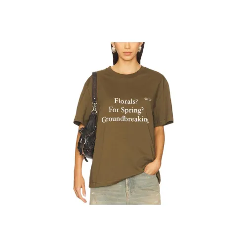 PRIVATE POLICY T-Рубашка Женская Зеленая