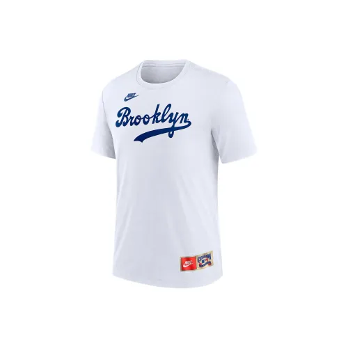 nike x MLB Brooklyn Dodgers SS25 Jackie Robinson Cooperstown T-Shirt Мужской Синий