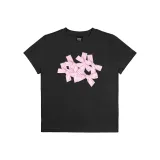 Черно-розовый принт