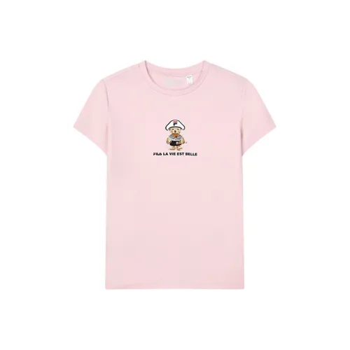 FILA Baskin Robbins Розовые Женские Футболки