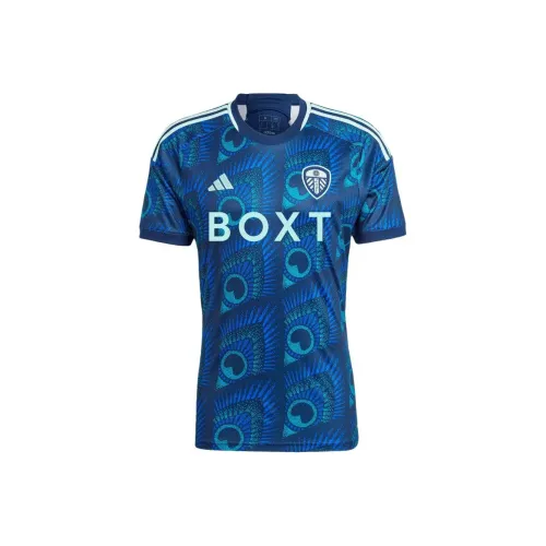 Adidas Arsenal LEEDS UNITED FC 23 24 AWAY Jersey Футбол Jersey Мужской Синий