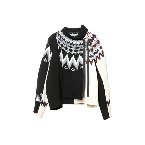 sacai Черный Женские Свитеры