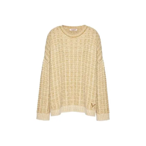 Valentino Золотой Женские Свитеры