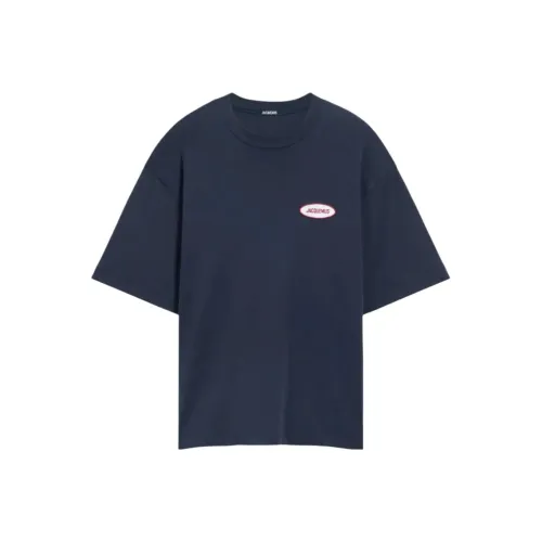 Jacquemus Темно-синие Мужские T-рубашки