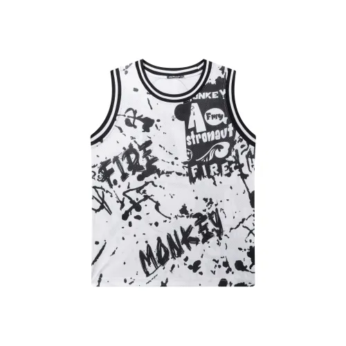 FireMonkey Баскетбольная Джерси Унисекс Белая