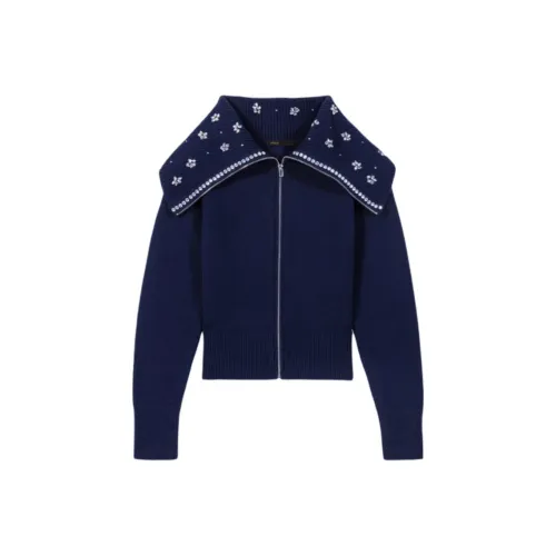 Maje Темно-синий Женские Свитеры