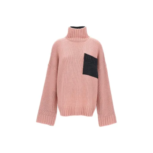 JW Anderson Розовые Женские Свитеры
