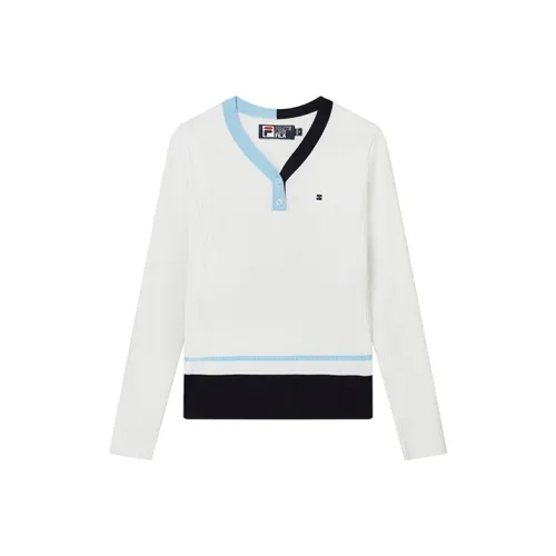FILA Стандартный белый Женские Свитеры