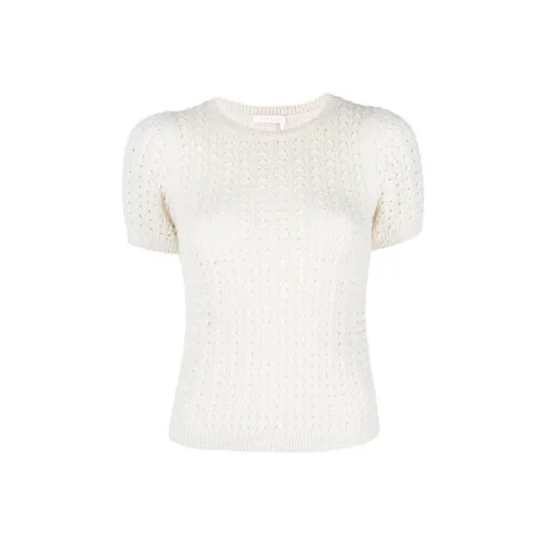 SEE BY CHLOE Сливочный Женские Свитеры