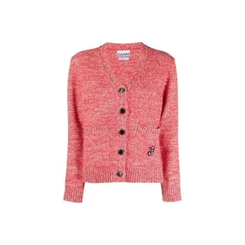 GANNI Red Women's Sweaters GANNI Красный Женские Свитера