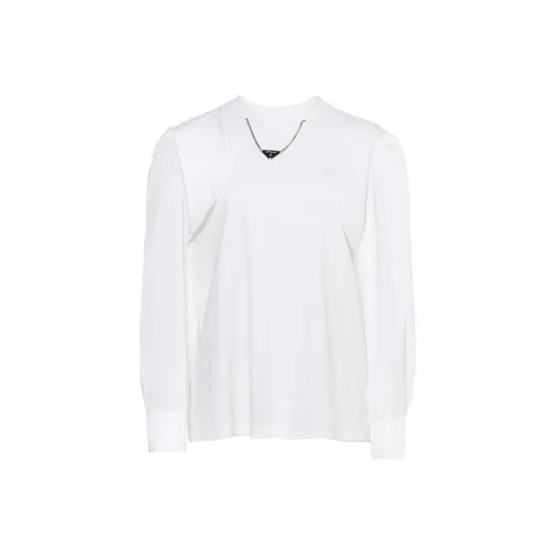 LOFT SHINE FW22 Длинный рукав Т-рубашка Женская Белая