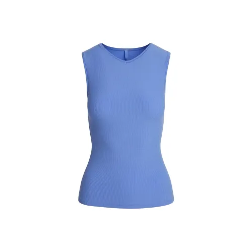 SKIMS SS25 Майка Женская Cielo Raw Blue