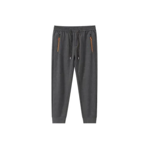 GOLDLION Повседневные брюки Мужские Темно-серый 78