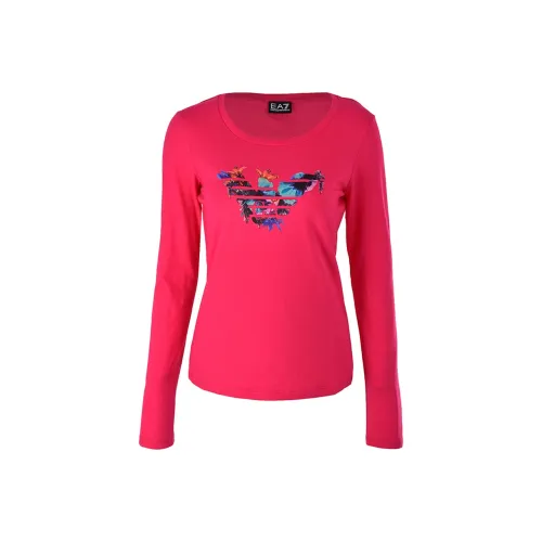 EMPORIO ARMANI Персиково-розовые Женские Рубашки T