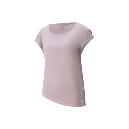 PUMA STUDIO Foundation Tee QUAIL T Рубашка Женская Фиолетовая