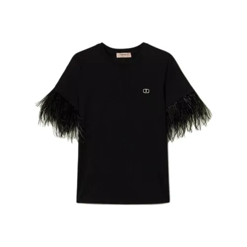 TWINSET Milano T Рубашка Женская Черная