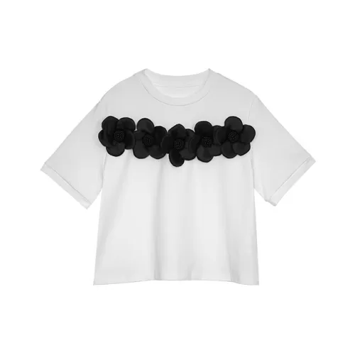 ROSESTUDIOBYGUOPEI T-рубашка Женская Белая