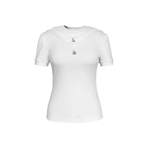 SIQIZ Белые Женские Футболки