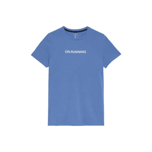 On Стандартная футболка женская Fjord синий