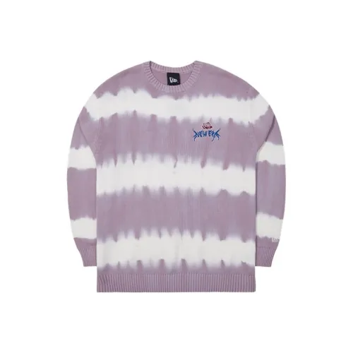 New Era Свитер Женский Фиолетовый Tie Dye