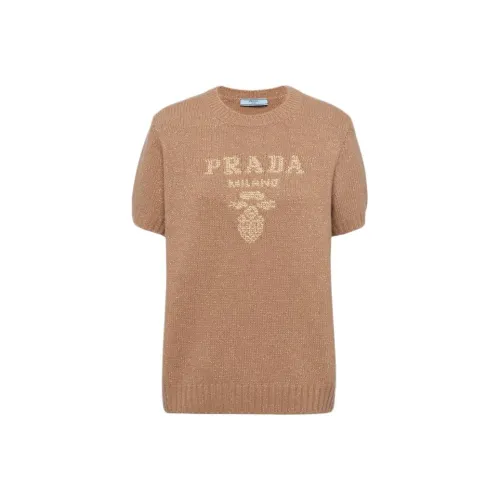 PRADA Коричневые Женские Свитера