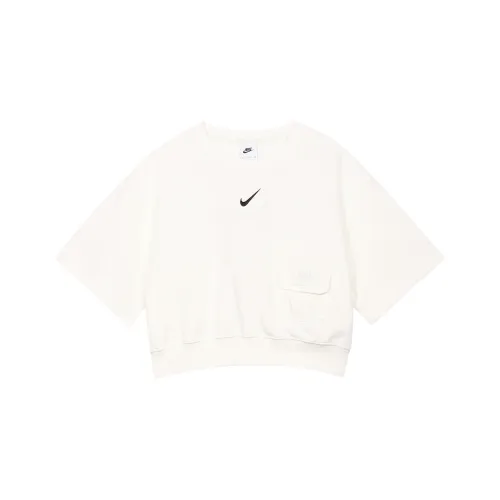 NIKE Белые Женские Короткие Топы