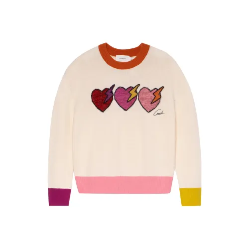 COACH Бежевые Женские Свитеры