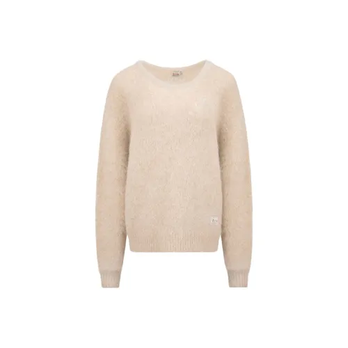 EVISU Свободный крой Свитер Женский Абрикос