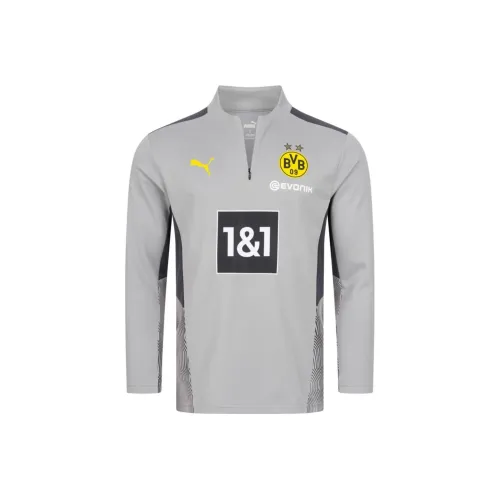 PUMA Borussia Dortmund Футбол Джерси Мужской Серый