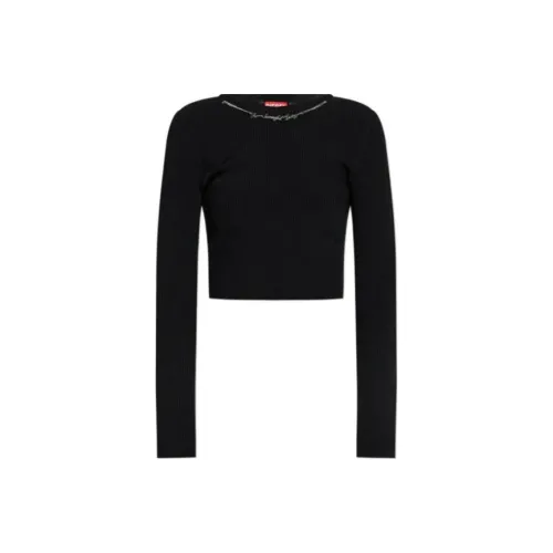 DIESEL Черные Женские Свитеры