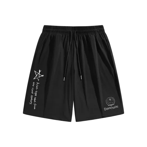 DoraemonA Повседневные шорты Унисекс Черный