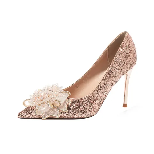 Zomila Узкий каблук Высокие каблуки Женские Шампанское