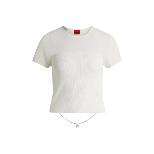 Hugo Boss Стандартная рубашка T белый для женщин