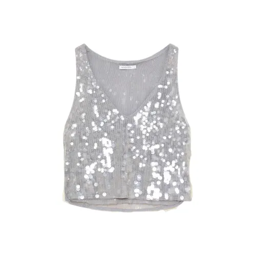 Patrizia Pepe Майка Женская Серого цвета