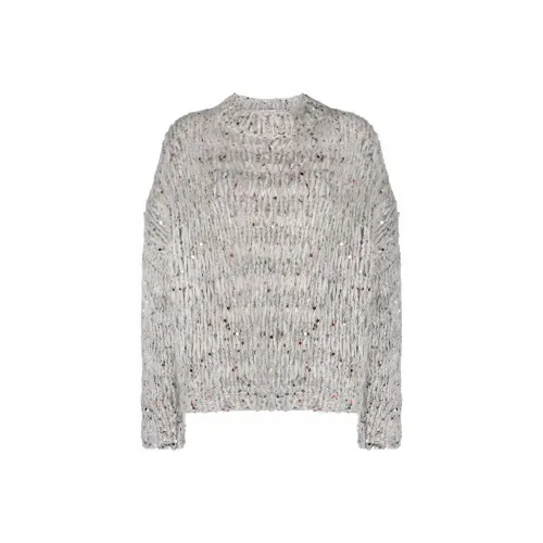 Brunello Cucinelli Серые Женские Свитеры