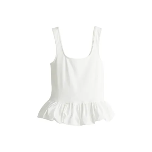 H&M Белые Женские Майки