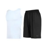 Комплект (белый топ+черные брюки)