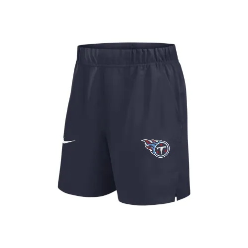 nike Dri Fit Tennessee Titans Blitz Victory Повседневные шорты Мужские Морской синий
