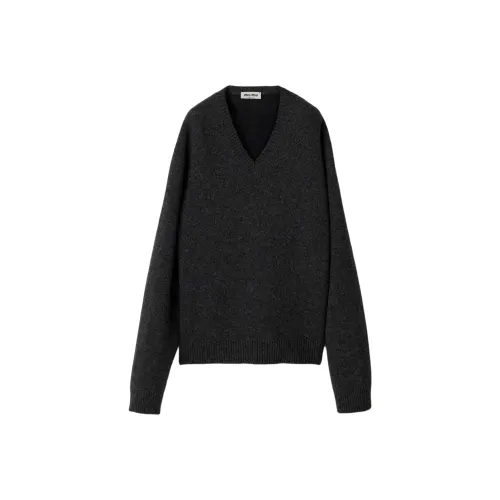 MIU MIU FW24 Свитер Женский Лайм Серый