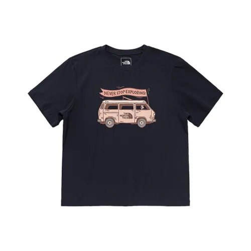 THE NORTH FACE Urban Exploration SS22 Рукав с оборванным плечом T-рубашка Женская Синяя