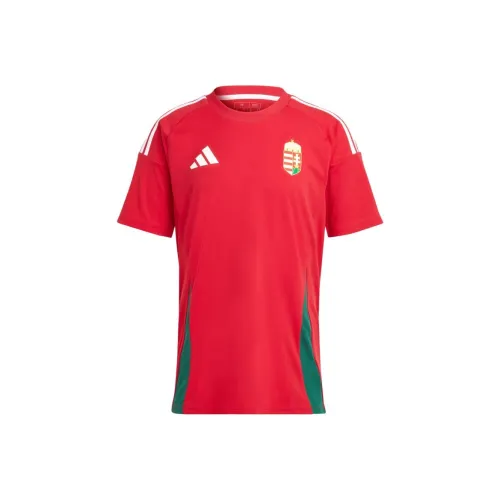 Adidas HUNGARY 24 Футбол Джерси Мужская Команда Победа Красный