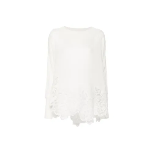 ERMANNO SCERVINO SS24 Свитер Женский Айвори Белый