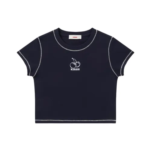 KIRSH Стандартная T-рубашка Женская Темно-синий