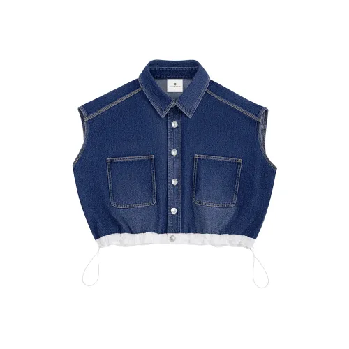 CALLED BACK Майка Женская Синяя